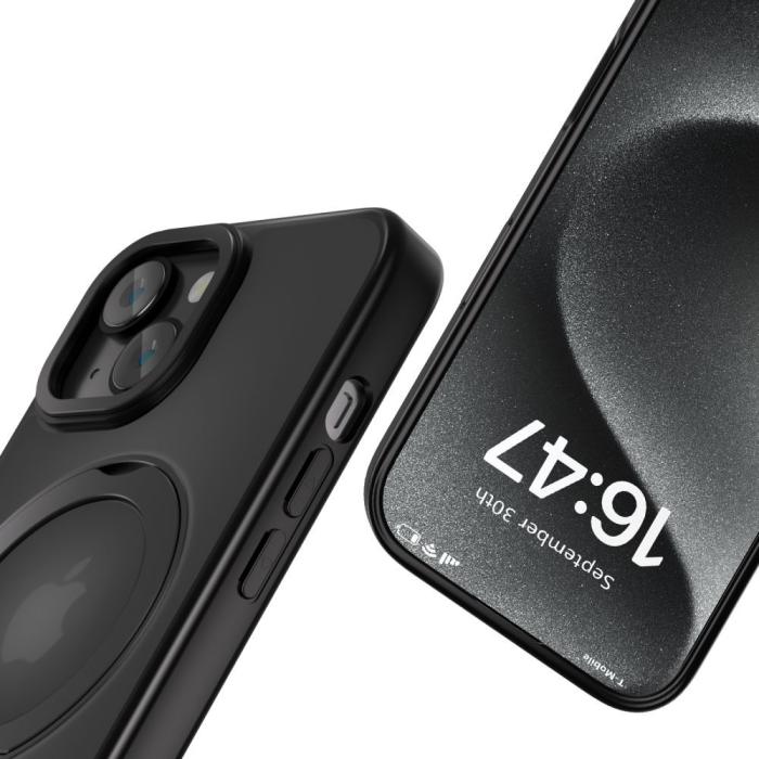 Bild 4, Tech-Protect iPhone 17e / 16e Skal MagSafe MagRing Matt Svart