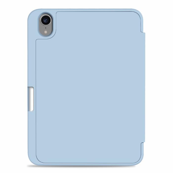 Bild 3, iPad Mini 2024/2021 Fodral Slim Tri-Fold Pennhållare Ljus Blå