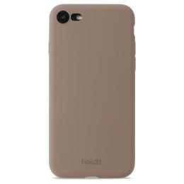 holdit iPhone 7/8/SE Mobilskal Silikon Mocha Brown