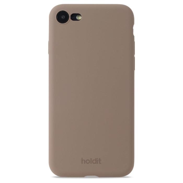 Bild 1, holdit iPhone 7/8/SE Mobilskal Silikon Mocha Brown