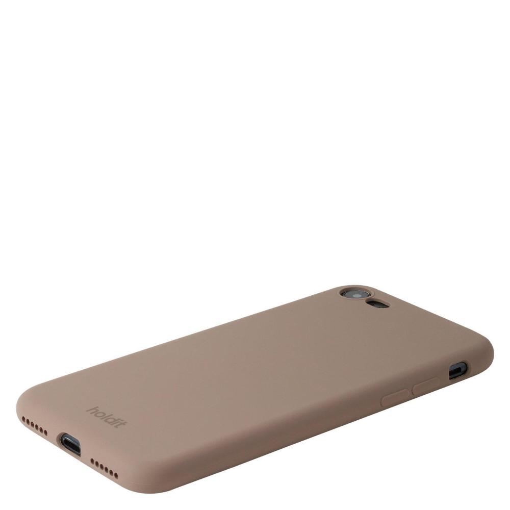 holdit iPhone 7/8/SE Mobilskal Silikon Mocha Brown