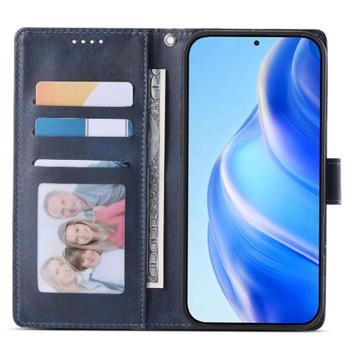Bild 2, Samsung Galaxy A37 5G Fodral Läder Blå