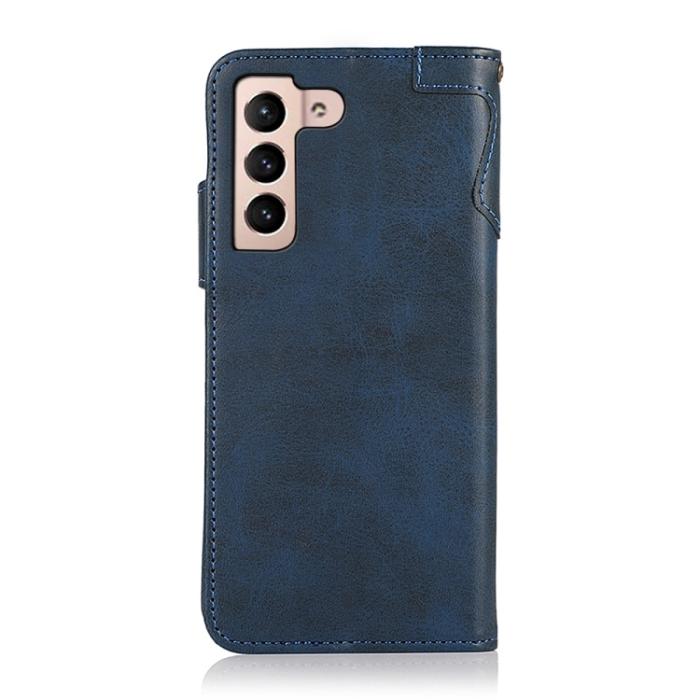 Bild 3, KHAZNEH Samsung Galaxy S22 Fodral Läder Blå