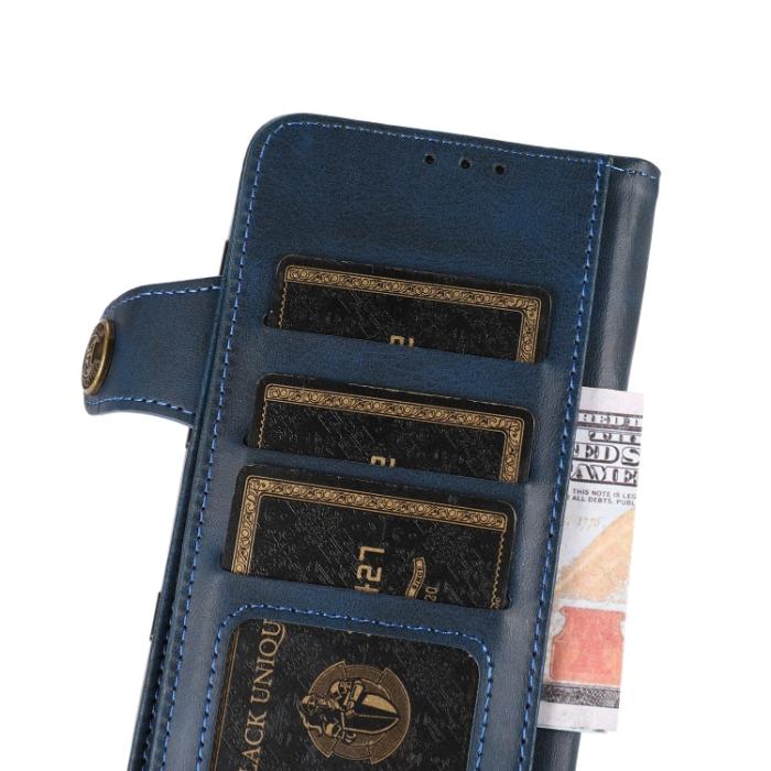 Bild 5, KHAZNEH Samsung Galaxy S22 Fodral Läder Blå