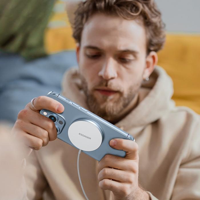 Bild 6, ESSAGER 15W MagSafe Trådlös Laddare Vit