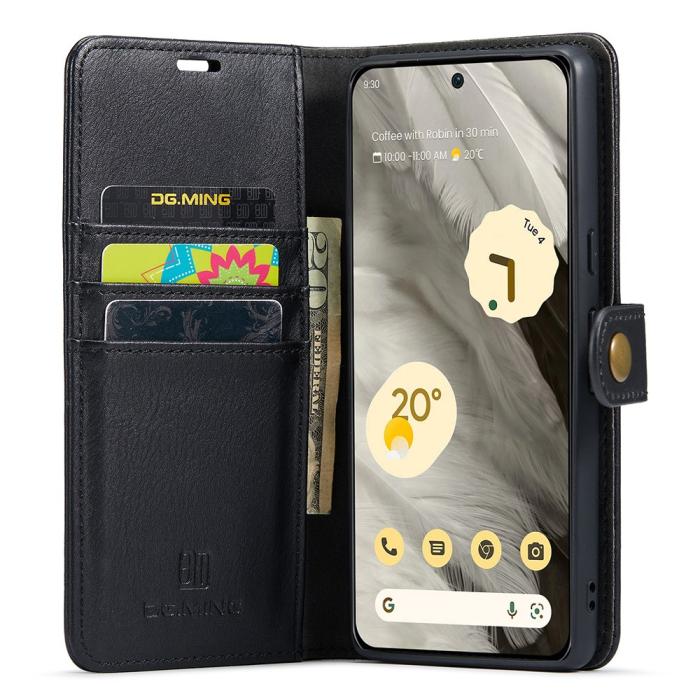 Bild 2, DG.MING Google Pixel 8 2in1 Magnet Fodral / Skal Svart