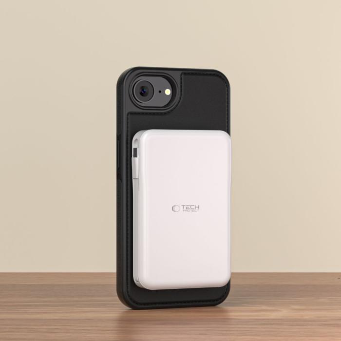 Bild 4, Tech-Protect iPhone 17e / 16e MagSafe 2in1 Magnet Fodral/Skal Svart