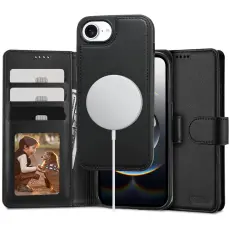 Tech-Protect iPhone 17e / 16e MagSafe 2in1 Magnet Fodral/Skal Svart