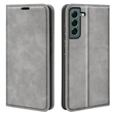 Samsung Galaxy S23 Plus Flip Fodral Skin Touch Grå