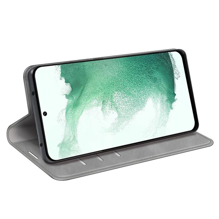 Bild 3, Samsung Galaxy S23 Plus Flip Fodral Skin Touch Grå