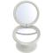 PopSockets Avtagbart Grip Ställfunktion LUXE PopMirror Mirror Dove Marble Gloss