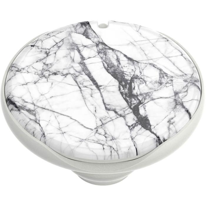 Bild 6, PopSockets Avtagbart Grip Ställfunktion LUXE PopMirror Mirror Dove Marble Gloss