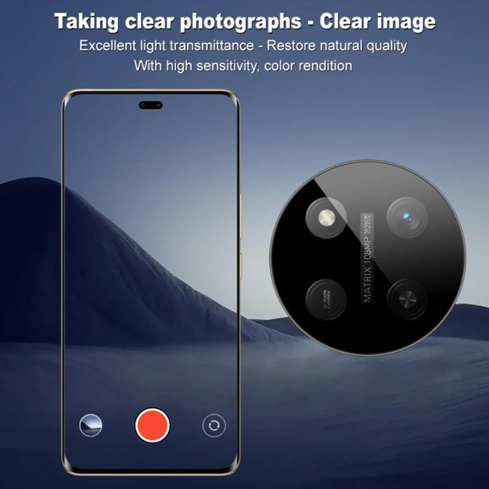 Bild 4, IMAK Honor Magic7 Lite Linsskydd Härdat Glas Svart