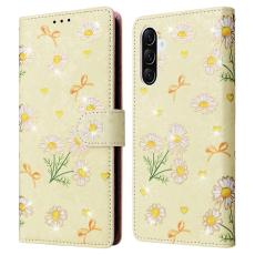 Samsung Galaxy A37 5G Fodral RFID L&auml;der Yellow Daisy