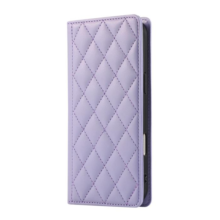 Bild 6, Samsung Galaxy S26 Plus Fodral RFID Rhombus Läder Lila