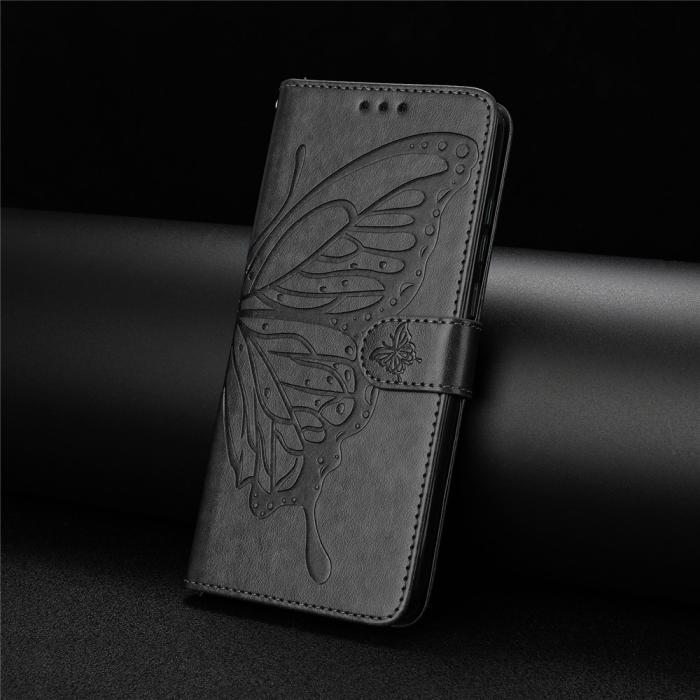 Bild 6, Google Pixel 10 Pro XL/ 9 Pro XL Fodral Fjäril Tryck Svart