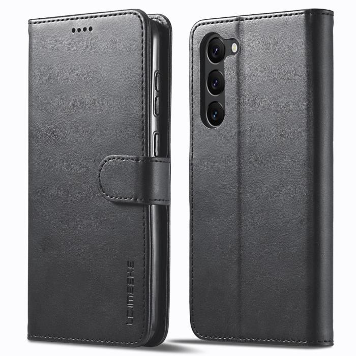 Bild 1, LC.IMEEKE Samsung Galaxy S24 Plus Fodral Läder Svart