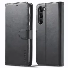 LC.IMEEKE Samsung Galaxy S24 Plus Fodral Läder Svart