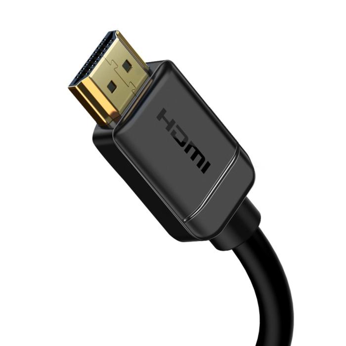 Bild 2, Baseus 75cm 4K 60Hz HD HDMI - HDMI 2.0 Kabel Svart