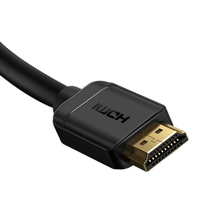 Bild 3, Baseus 75cm 4K 60Hz HD HDMI - HDMI 2.0 Kabel Svart