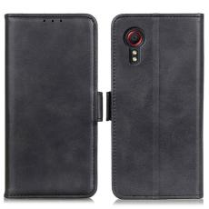 Samsung Galaxy Xcover 7 Fodral L&auml;der Svart