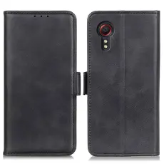 Samsung Galaxy Xcover 7 Fodral L&auml;der Svart