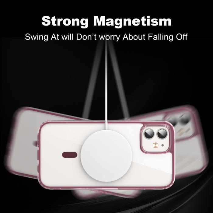 Bild 5, ColorPop iPhone 12/12 Pro Skal CH MagSafe Transparent/Vit