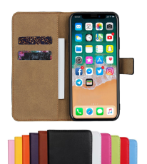 iPhone 11 - Fodral I Äkta Läder - Ljus Blå