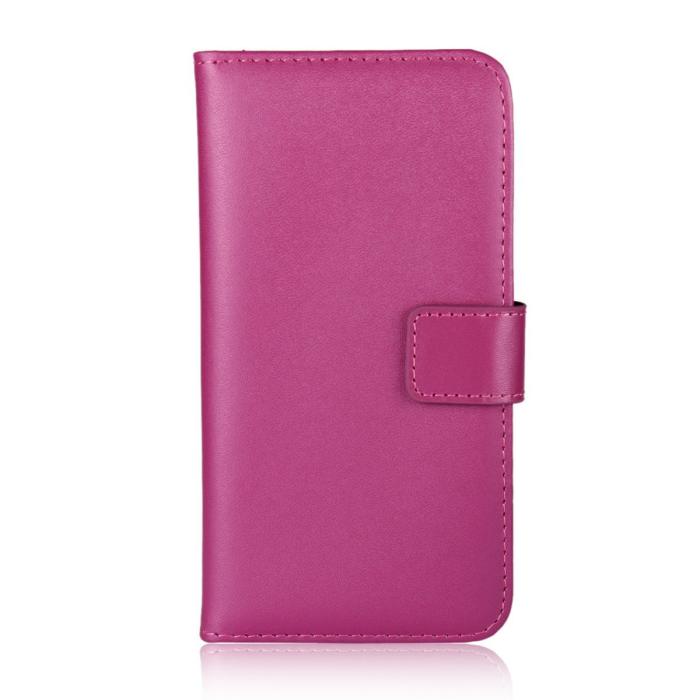 Bild 1, Samsung A40 - Fodral I Äkta Läder - Rosa