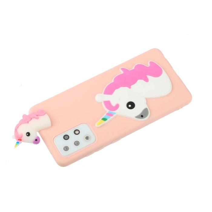 Bild 5, Samsung Galaxy A53 5G Skal 3D Figur Unicorn