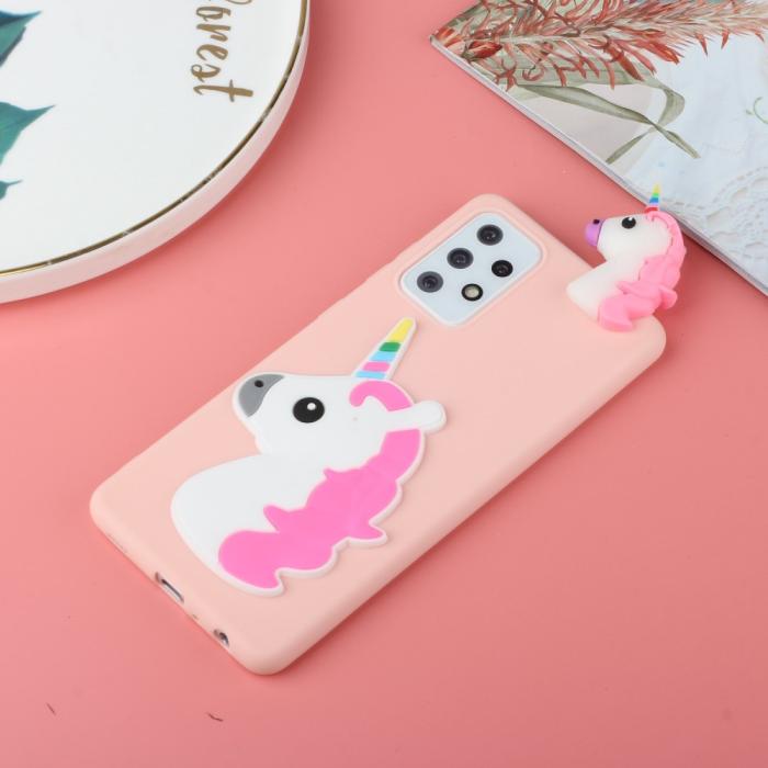 Bild 6, Samsung Galaxy A53 5G Skal 3D Figur Unicorn