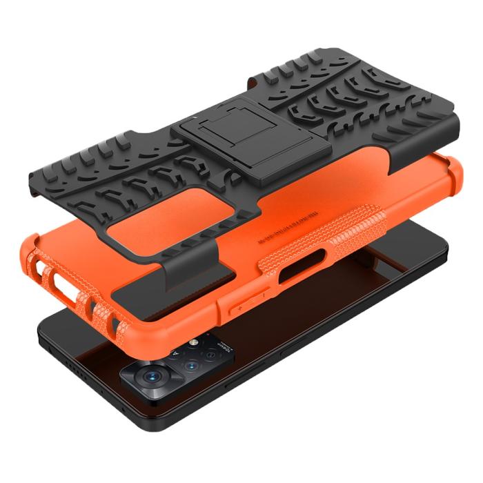 Bild 5, Xiaomi Redmi Note 11 Pro 5G Skal Stöttåligt med Stöd Orange