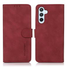 KHAZNEH Samsung Galaxy S26 Fodral L&auml;der R&ouml;d