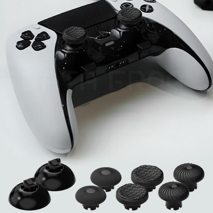 Bild 4, DATA FROG 8-PACK Thumb Grip För PS5/PS4/Xbox/Switch Vit