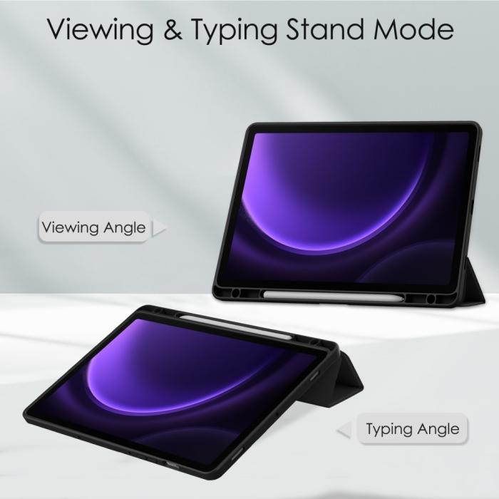Bild 2, Galaxy Tab S9 FE Fodral Hybrid Pennhållare Svart