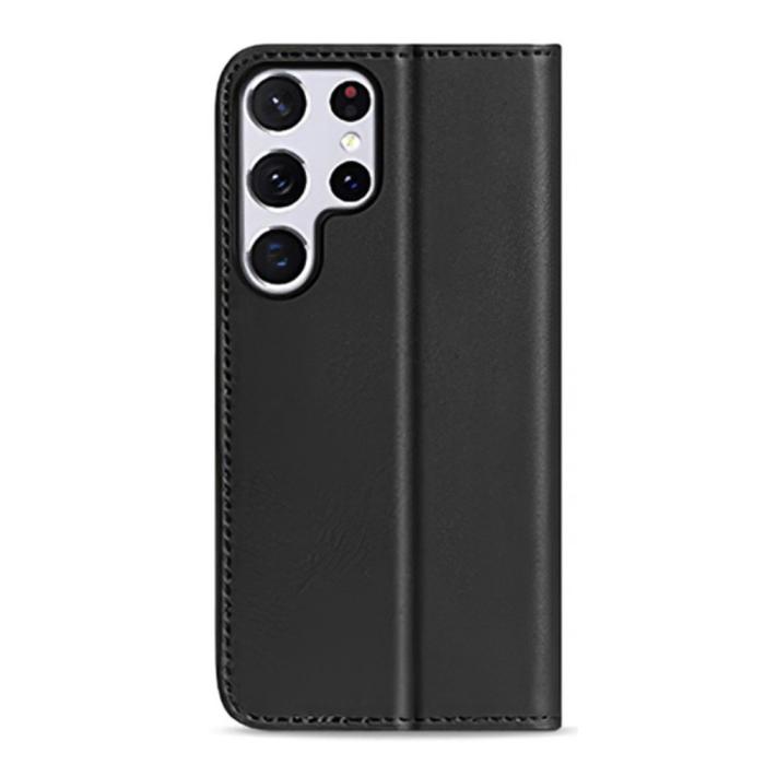 Bild 3, DUX DUCIS Samsung Galaxy S22 Ultra Fodral HIVO Äkta Läder Svart