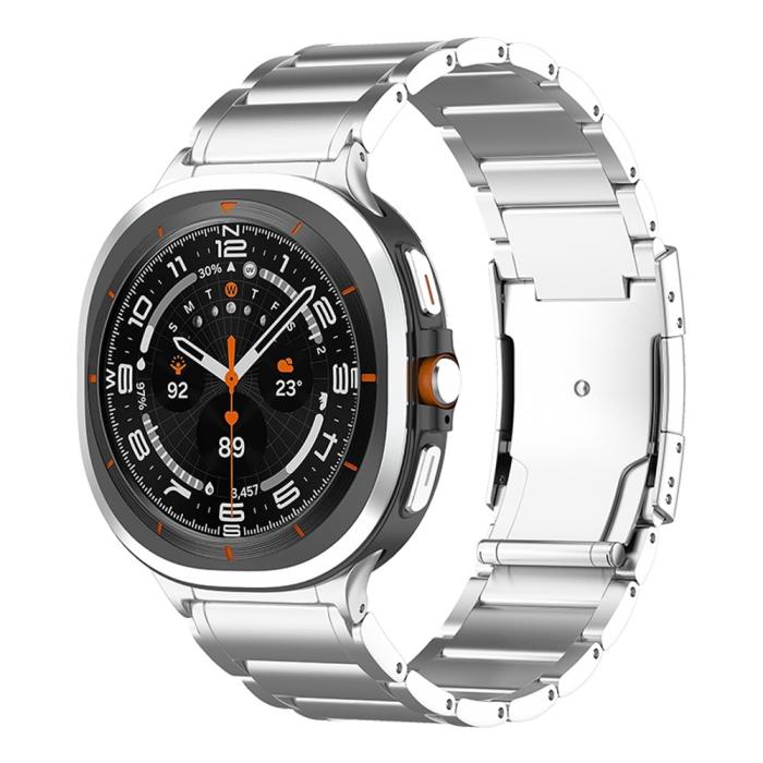 Bild 2, Samsung Galaxy Watch 8 46/44/40 mm Armband Metall Silver