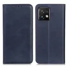 Motorola Edge 40 Pro 5G Fodral Flip Split L&auml;der Bl&aring;