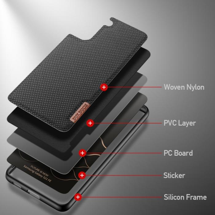 Bild 3, DUX DUCIS Samsung Galaxy S21 FE Skal FINO Hybrid Svart