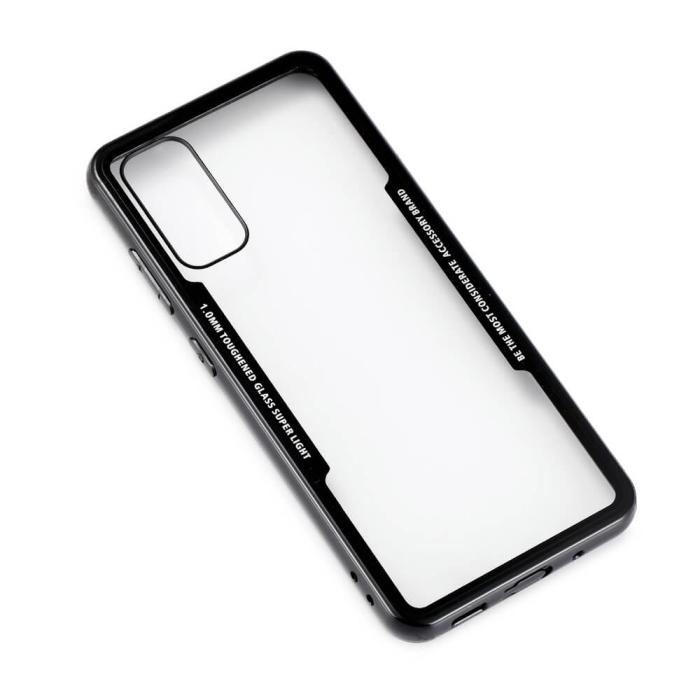 Bild 1, GEAR Samsung Galaxy S20 Mobilskal Härdat Glas Svart
