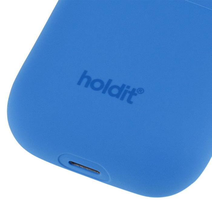Bild 3, holdit Silikonfodral AirPods Nygård Sky Blue