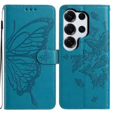 Samsung Galaxy S26 Ultra Fodral Fj&auml;ril Tryck Bl&aring;