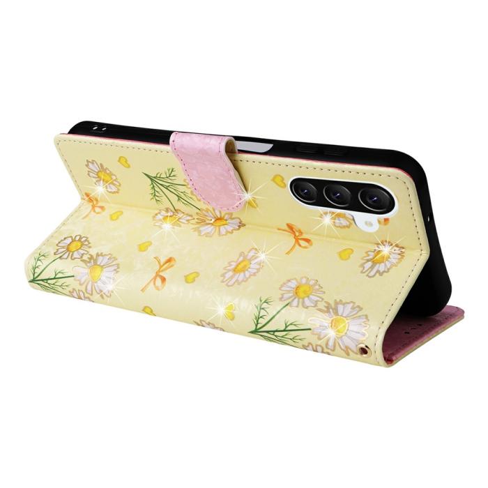 Bild 4, Samsung Galaxy A37 5G Fodral RFID Läder Yellow Daisy