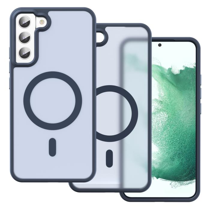 Bild 2, ColorPop Samsung Galaxy S22 Plus Skal CH MagSafe Matt Mörk Blå