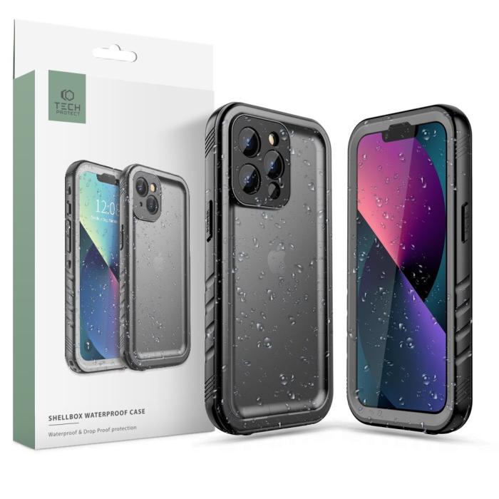 Bild 1, Tech-Protect iPhone 13 Pro Max Skal 360 IP68 Shellbox Svart