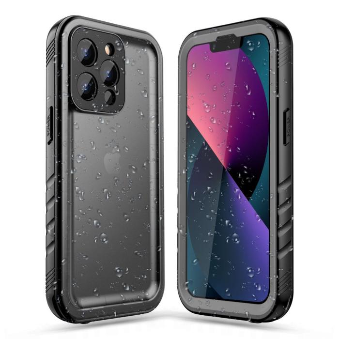 Bild 2, Tech-Protect iPhone 13 Pro Max Skal 360 IP68 Shellbox Svart