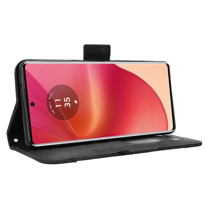 Bild 4, Motorola Edge 50 Fusion 5G Fodral Med Avtagbart Kortfodral Svart
