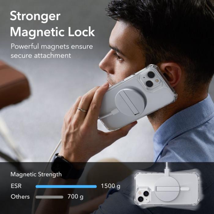 Bild 3, ESR iPhone 15 Plus / 14 Plus Skal Air Armor HaloLock MagSafe Transparent