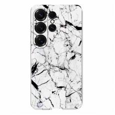Samsung Galaxy S26 Ultra Skal Marmor TPU Vit