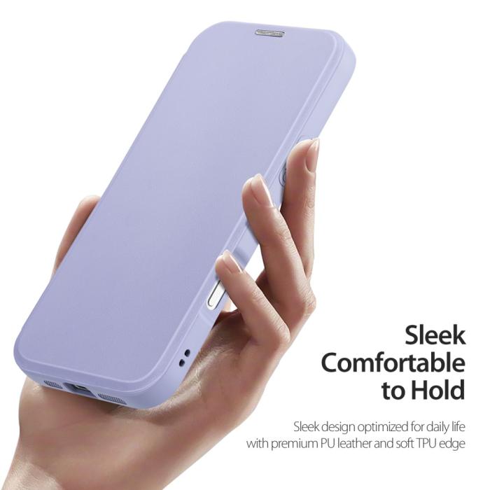 Bild 6, DUX DUCIS iPhone 16 Pro Fodral MagSafe Skin X Pro Lila